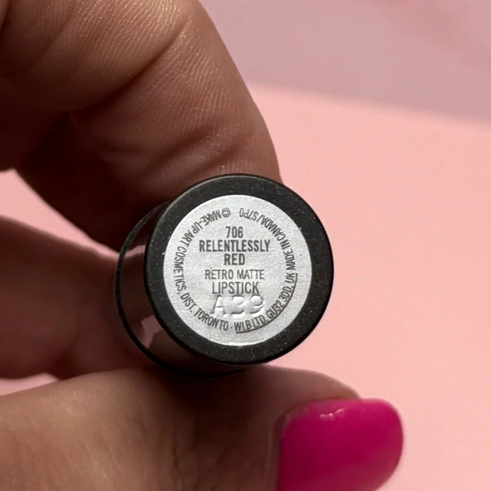 MAC Cosmetics Bold Scarlet Lipstick - Relentlessly Red